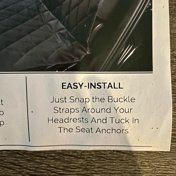 BarksBar Luxury Dog Car Seat Cover Hammock Convertible – NWT - Picture 6 of 6